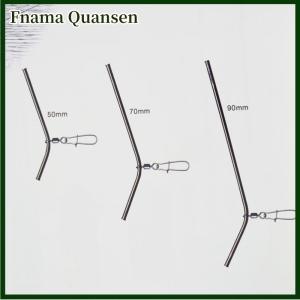 Fnama 5ชิ้นข้อต่อสมดุลสำหรับตกปลา 5 7 9 12ซม. ท่อทองเหลืองขนาดเล็กอุปกรณ์สำหรับตกปลาอุปกรณ์ตกปลา