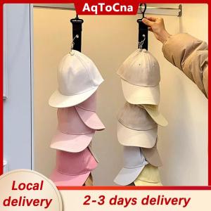 [COD] AqToCna Ship within 24 hours Baseball Cap Storage Organizer With Eight Clips Wall Mounted Cap Holder Closet Storage Organizer Cap Hanger