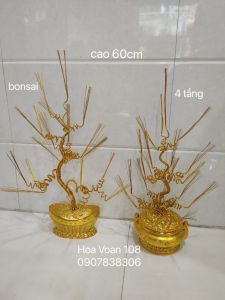 Gốc cây thỏi vàng cao 55cm