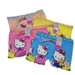(ISI 4 PCS) Celana Dalam Boxer Anak Wanita HAPPY GIRL / Cd Boxer Anak Cewek