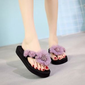 Slip-On Shoes Slipper women summer fashion handmade floral sandals