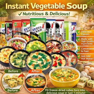 Instant Vegetable Soup Mix Healthy Instant Soup Packets Easy to Cook Ready in 5 Mins Nutritious Asian Flavored Soup