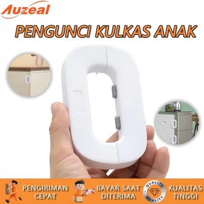 Auzeal Kunci Pengait Pengaman Kulkas / Pengunci Kulkas Safety Lock Kulkas Anak