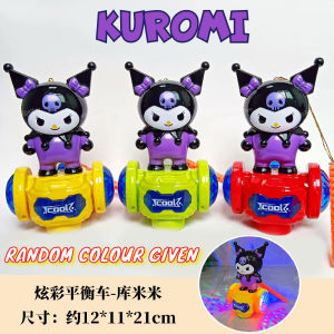 [MUSIC & LIGHT] Kuromi Characters Spray Balance Car For Kids Boy Girls Gift Present 酷洛米拉布布喷雾平衡车 *READY STOCK*