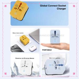 【CHANGXIANG3】 Phổ travel adapter với USB Loại C Cổng Power Charger Adapter Home Outlet chuyển đổi chúng tôi anh EU ổ cắm cắm kết nối