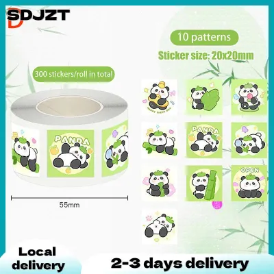SDJZT 300pcs CuộN capybara Sticker dễ thương không thấm nước graffiti thẩm mỹ trang trí hành lý máy tính xách tay cup điện thoại nhật ký cuốn sách trẻ em dán đồ chơi