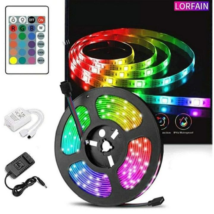 Led Strip Lights with Remote Bedroom 16.4ft 5m Waterproof Led