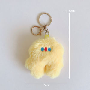 [FREESHIP] Móc Khóa Hình Quái Vật Nhồi Bông Đáng Yêu Nhiều Màu Sắc