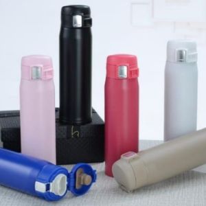 PINK MUDA Termos Slide 500ml / Botol Stainless Vacuum Air Panas TM126