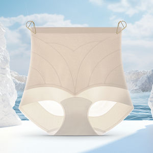 Seamless Tummy-Control Panties for Women/High Waist Strong Hip-Lifting and Body Shaping for Postpartum Women/Thin Ice Silk Pants for Summer