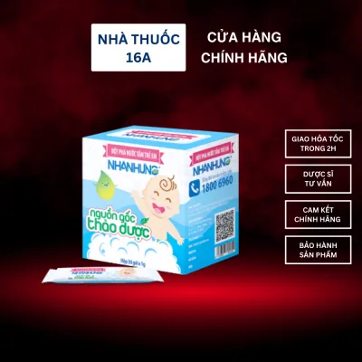 BỘT PHA NƯỚC TẮM NHÂN HƯNG - MIỄN PHÍ VẬN CHUYỂN - HỖ TRỢ GIẢM RÔM SẢY CHÀM SỮA - AN TOÀN CHO BÉ
