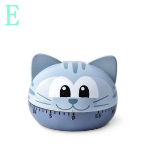 WENTIVV Funny Animal Mechanical Timer 60Minutes Cartoon Kitchen Timer Wide Application Creative Cooking Timer Children