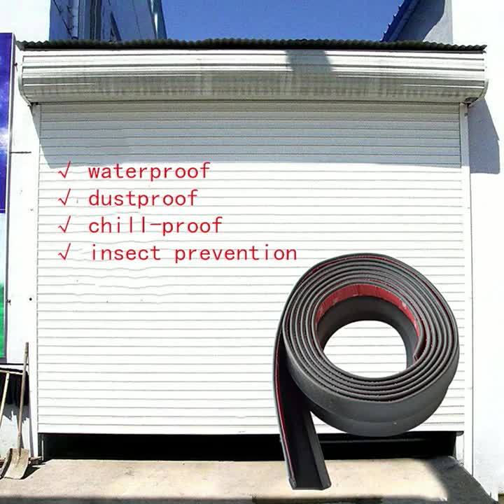 1M Garage Door Bottom Seal Weather Stripping Self-adhesion Rubber ...