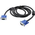 VGA TO VGA Male to Male Extension Cable Wire Cord for PC Laptop Computer Projector Monitor 1.5M. 