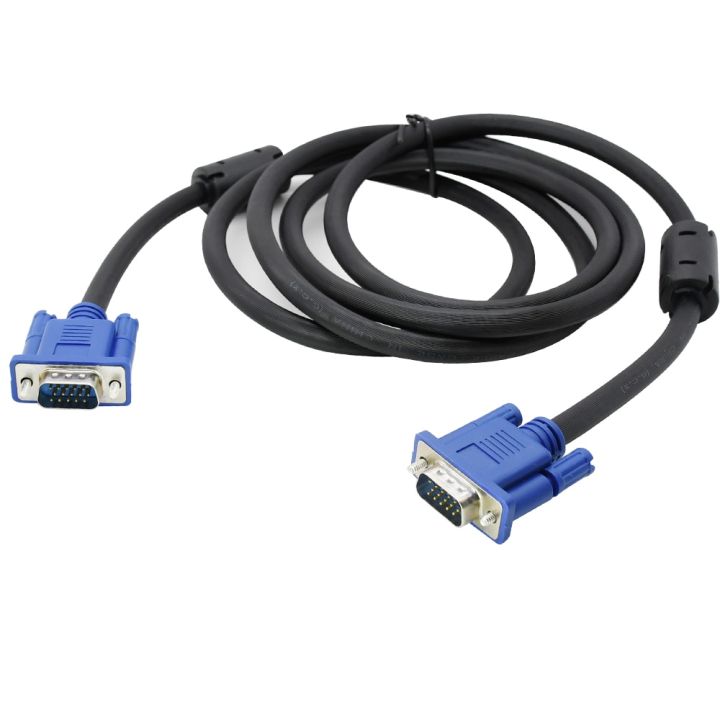 VGA TO VGA Male to Male Extension Cable Wire Cord for PC Laptop Computer Projector Monitor 1.5M