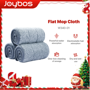 Joybos 360 Rotation Flat Mop Floor Cleaning / bilateral wiping strip / Clip dust removal paper / Front Squeegee / Mopping the floor / 4in1 multifunctional MopWith 7 rainbow blade and vacuum Suction cup bucket