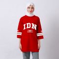 Kaos Agustusan Wanita 7/8 Merah Putih Sporty Cotton Combed 24s Tebal Kaos 17 Agustus Premium Viral. 