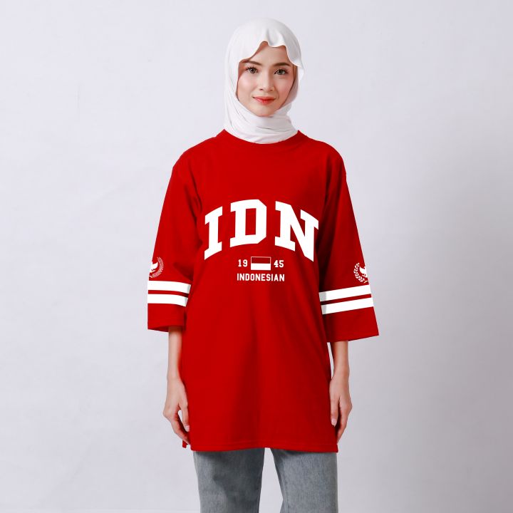 Kaos%20Agustusan%20Wanita%207/8%20Merah%20Putih%20Sporty%20Cotton%20Combed%2024s%20Tebal%20Kaos%2017%20Agustus%20Premium%20Viral%20-%20Image%206
