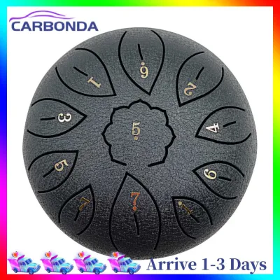 6 inch 11 Tune Musical Instrument Steel Tongue Drum for Beginner