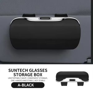 Tấm che trên xe ô tô kính trường hợp cao cấp ABS đổ xô bên trong tự động dụng cụ đựng Kính râm lưu trữ trường hợp chống trầy xước kính mắt Hộp bảo vệ