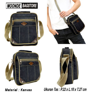Slingbag APPA336 // Tas Slempang // Tas bahu // Tas selempang Gaul Kanvas Vintage Classic Pria Wanita (Bisa COD)