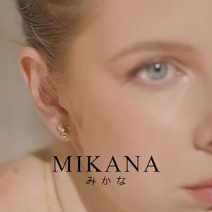 Mikana Birth Flower 14k Gold Plated Stud Earrings Collection Accessories For Women fashion gift