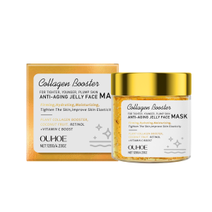 OUHOE Jelly Gel Face Mask Moisturizing and Softening Refreshing and Smooth Facial Care Mask