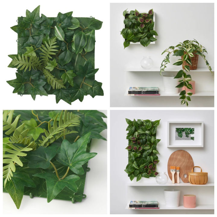 IKEA FEJKA Wall Mounted Artificial Plant Rumput Dinding Pokok Tampal