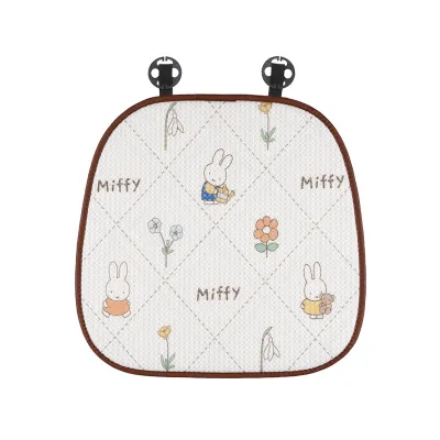 Cute Cartoon Ice Silk Breathable Cooling Car Seat Cushion Cover Universal Non-Slip All Season Vehicle Seat Protector
