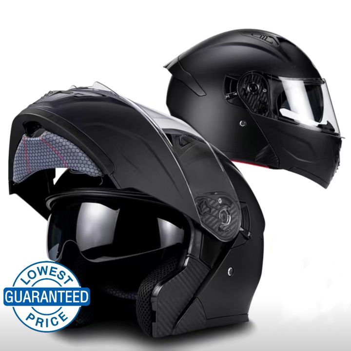 New Motorcycle helmet ,flip up protector, full face, with double visor ...