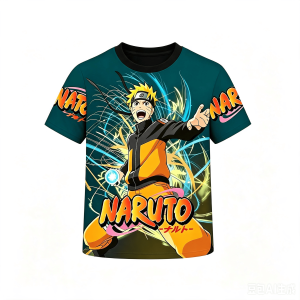 T-shirt For Kids  3-11Years old Polyester  Back To Back Printed