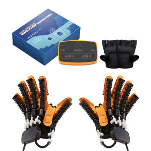 Hand Rehabilitation Robot Gloves Pneumatic Finger Exercise Trainer for Hemiplegia Stroke Recovery Active and Passive Training Modes