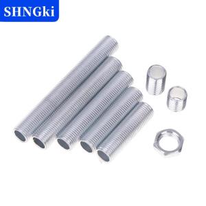 [COD] 🔥🔥🔥SHNGki 10pcs M10 Đèn Răng Ống Kim Loại Hollow Threaded Ống Vít Nut Đèn Cap Mạ Kẽm Đèn Chùm Kết Nối Rod Cố Định Cơ Sở