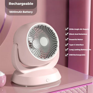 Air Circulation Fan Kipas Desktop Multifungsi USB Rechargeable dengan Sirkulasi Udara Kuat dan Kepala Goyang - Mobile USB Rechargeable Multifunctional Desktop Fan Strong Wind
