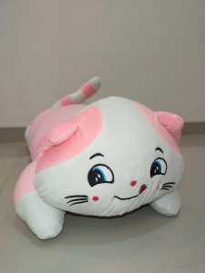 Bantal Guling Kucing Lying 95cm Bahan Plush Premium SNI