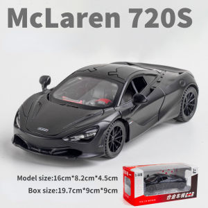 【WJ】1:32 McLaren 720S Roadster Hợp kim Die Cast Đồ chơi xe hơi Mô phỏng âm thanh và ánh sáng kéo lại Mô hình xe hơi Trẻ em trai Đồ chơi trẻ em Bộ sưu tập xe hơi Quà tặng