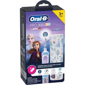Bàn Chải Điện Trẻ Em Từ 3 Tuổi Oral-B VITALITY 3+ Spiderman & Frozen & đầu thay thế (MẪU MỚI)