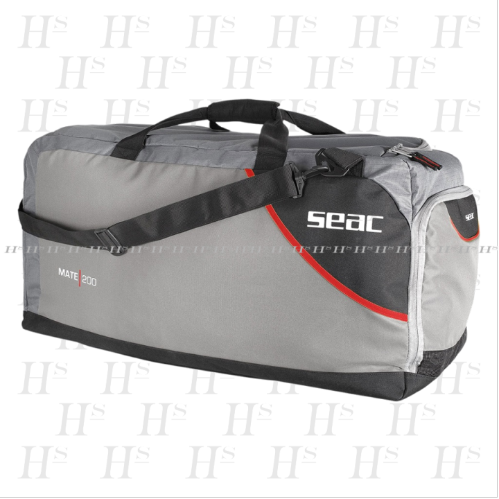 SEAC Mate Net Borsa Multicolore – 77 Litri, Nylon 1680 Con PVC E Rete Drenante, Dimensioni 29x34x78 Cm