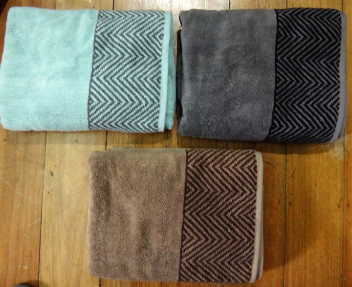 Apt 9 Bath Towel Chevron 2 Tone Assorted Colors NewUSA Lazada PH
