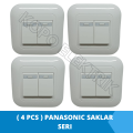 ( 4 pcs ) Saklar Panasonic Seri Double Tanam IB Inbow. 
