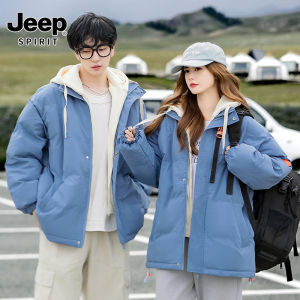 Jeep Tinh Thần 1941 Etd Áo khoác bông Người Đàn Ông Của Mùa Đông 2023 Dày Tương Phản Bánh Mì Áo Khoác Của Phụ Nữ Áo Khoác Sinh Viên Hợp Thời Trang Lỏng Lẻo Áo khoác bông Cho Cặp Vợ chồng
