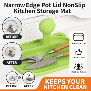 Kitchen Narrow Edge Silicone Tool Storage Mat