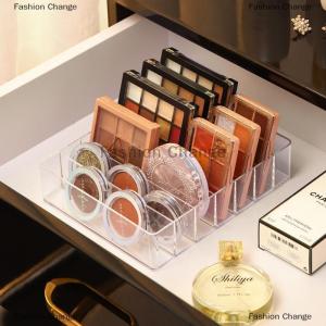 [COD] Fashion Change 7 Grid Storage Box Clear Plastic Makeup Cosmetic Stand Holder Lipstick Organizer
