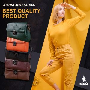 Tas Selempang Kulit Premium Wanita: Tas Samping & Shoulder Bag Cewek Pouch Kulit