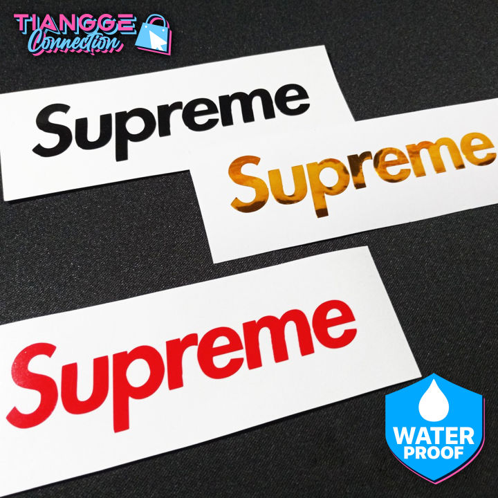 Vinyl Decal Supreme Car Sticker Supreme WATERPROOF - Main Image