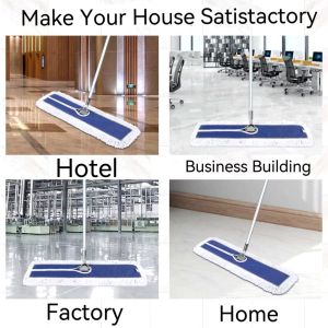 Dust Mop Complete 24(60cm) Floor Dust Mop Set Industrial Commercial Heavy Duty Washable MOP09