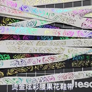 [Free Shipping]In-Stock Colorful Silver And Gold Foil Paisley Shoelaces For Aj Sneakers Canvas Shoes And White Sneakers Available In MenS And WomenS Sizes With Colorful Splatter-Ink Design