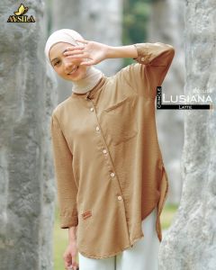 AYSILA LUSIANA BLOUSE WANITA CRINCLE TERBARU