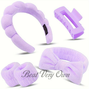 58PCS Hair Accessories Set: Hair Bows Hair Clips Curling Rods Hair Bands Multi-color Matte Frosted Large Shark Clips
