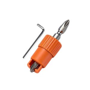 Universal Spring Loaded Screw Holding Bit Anti‑Fall Safety Screw Fixation Screwdriver Bit